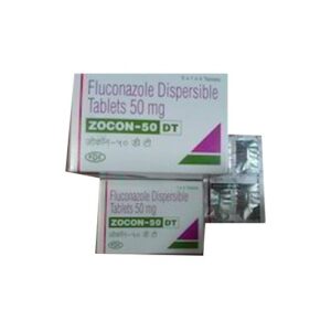 Zocon 50 DT Tablets - Fluconazole Dispersible 50 mg Tablets - Unitedmedicines