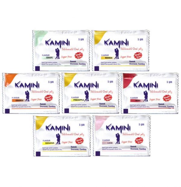 Buy Kamini Oral Jelly 5mg - Sildenafil Jelly - Viagra Jelly