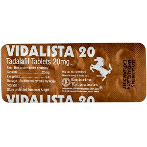 Buy Vidalista 20mg Tablets - Tadalafil - Generic Cialis