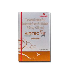 Buy Airtec FB 200 Inhaler - Formoterol Fumarate 6mcg + Budesonide 200mcg