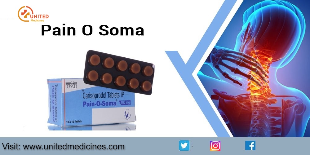 How Can We Relieve Our Muscle Pain Troubles with Pain O Soma 350mg - Unitedmedicines