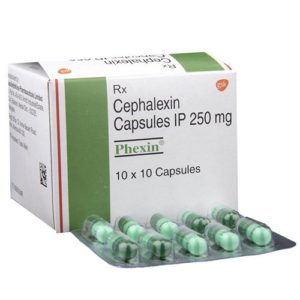 Buy Cephalexin 500 mg / 250 mg Capsule Tablets - Phexin - Unitedmedicines